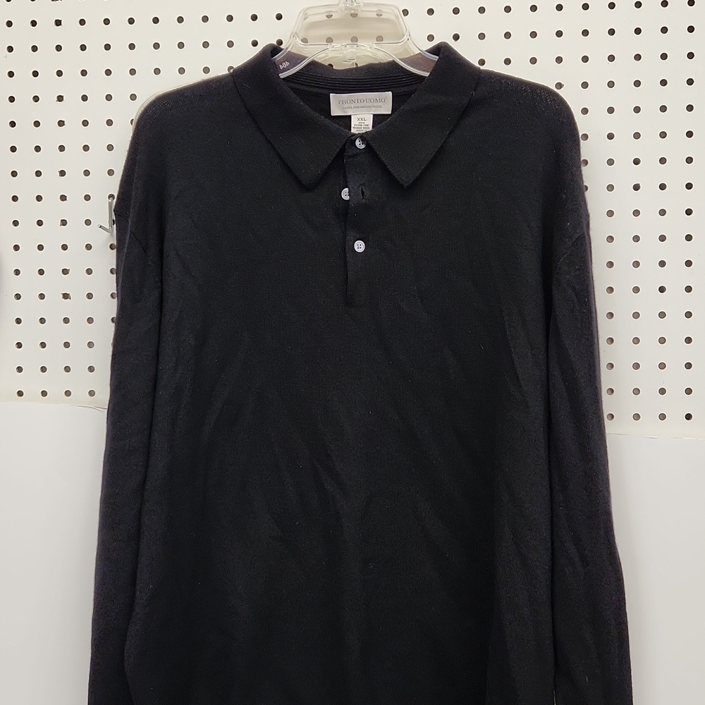 PRONTO Uomo extra fine merino wool sweater men's XXL